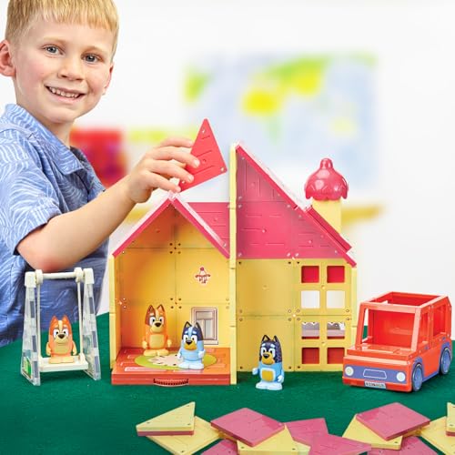 Tile Town Bluey Heeler figures enable character-led role play and narrative building.