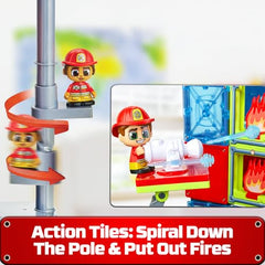 Tile Town Dalmatian figure adds playful rescue scenarios for kids