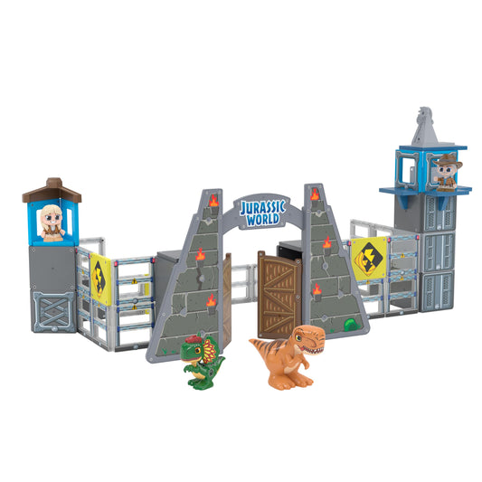 Tile Town Jurassic World Gate Escape overview tiles for creative building and imaginative play
