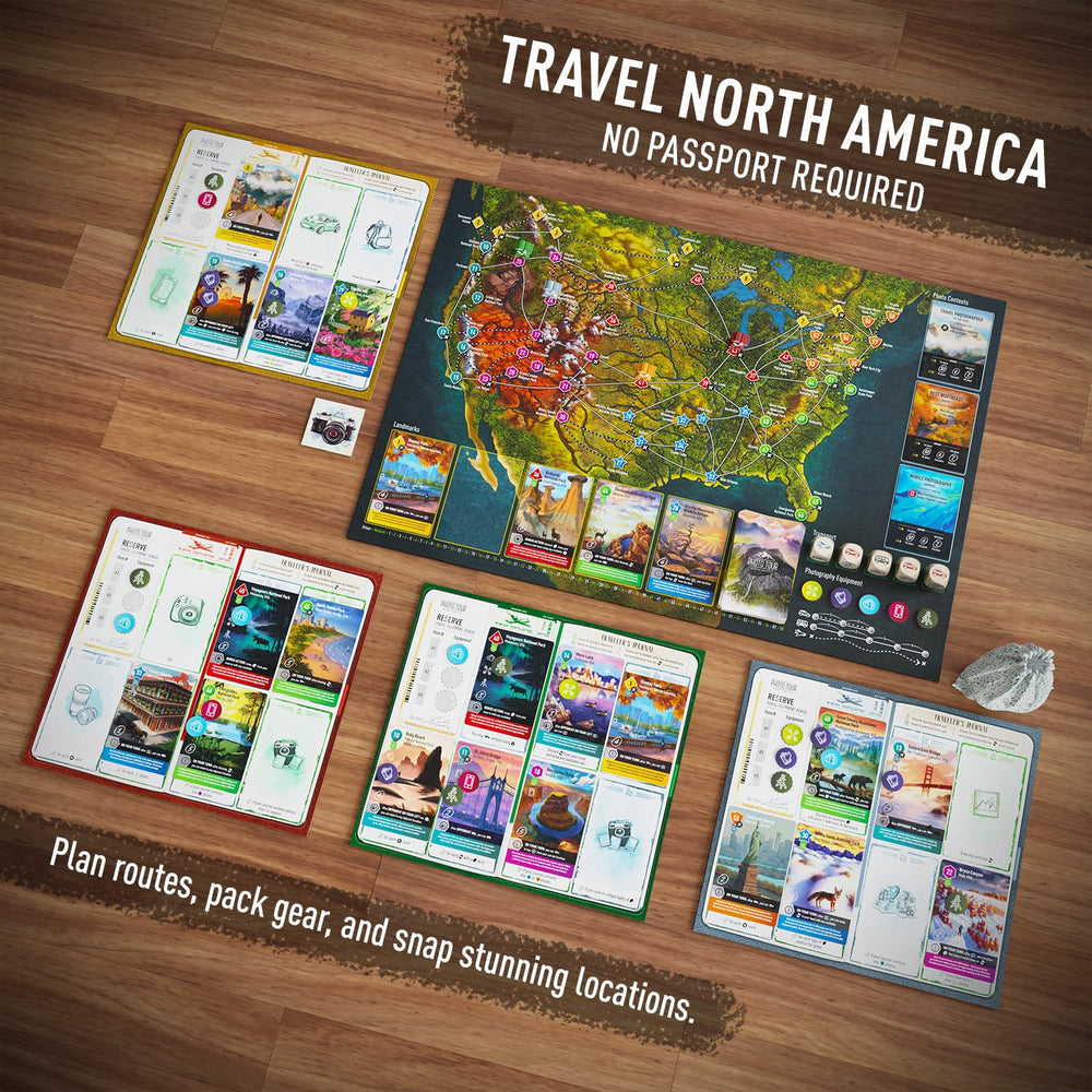 Timashov Photo Tour landmark cards with illustrated scenes and facts