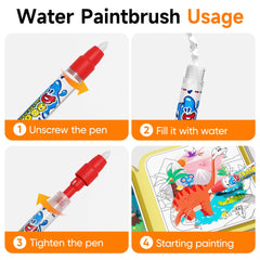 Timetome color reveal page demonstrates temporary art for reuse.