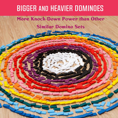 Timfuis colored dominoes pack adds bright tones for color recognition activities
