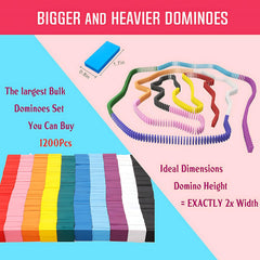 Timfuis domino chain reaction ready for tumbling fun and cascading games