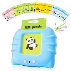 TimingSXD bilingual card reader for kids practicing Chinese and English.