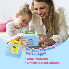 TimingSXD Spanish-English flash cards animal visuals bring interactive bilingual play and sounds