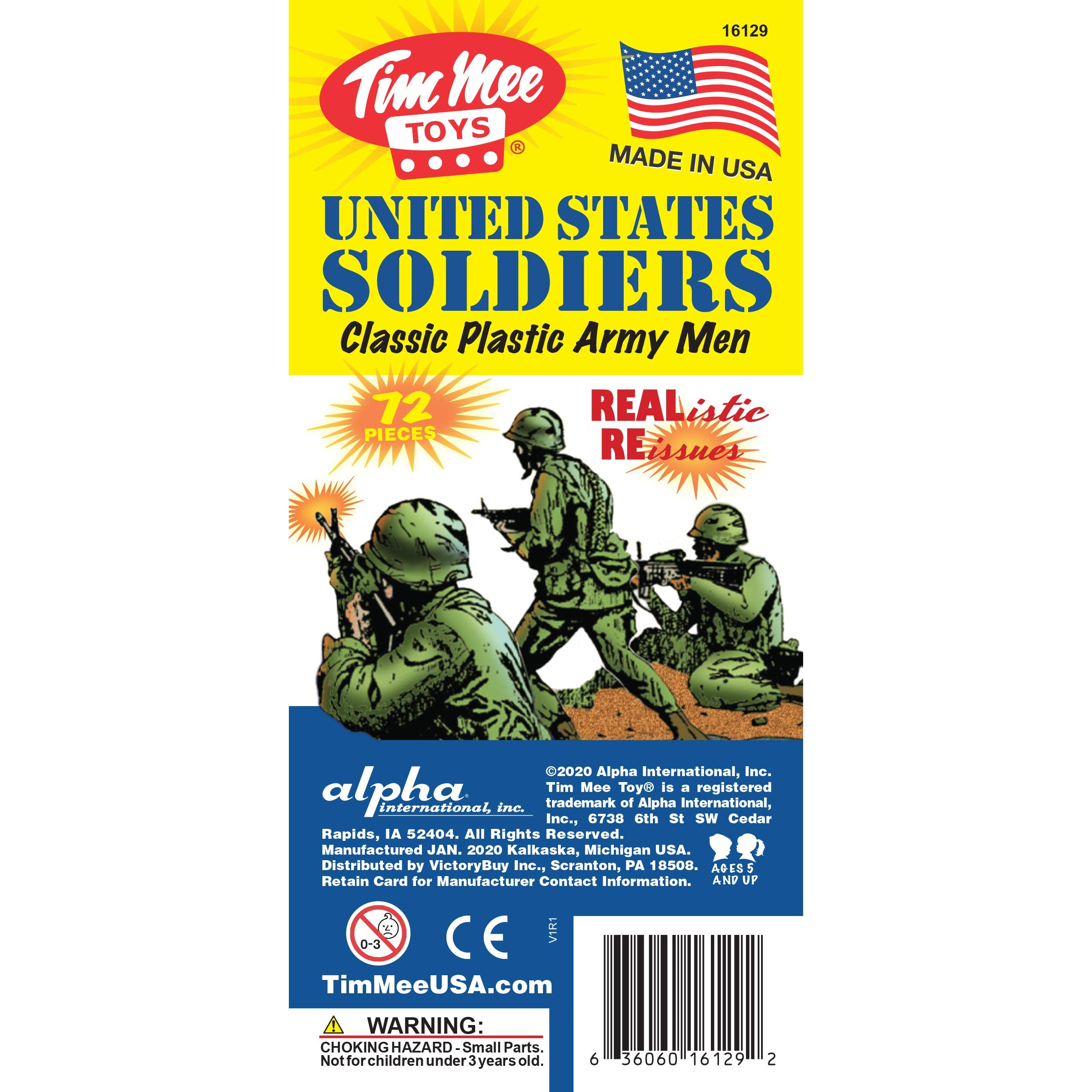 TimMee 1:35 scale figures in classic LDPE plastic