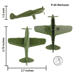 TimMee P-40 Warhawk in OD Green, sturdy indoor dogfights