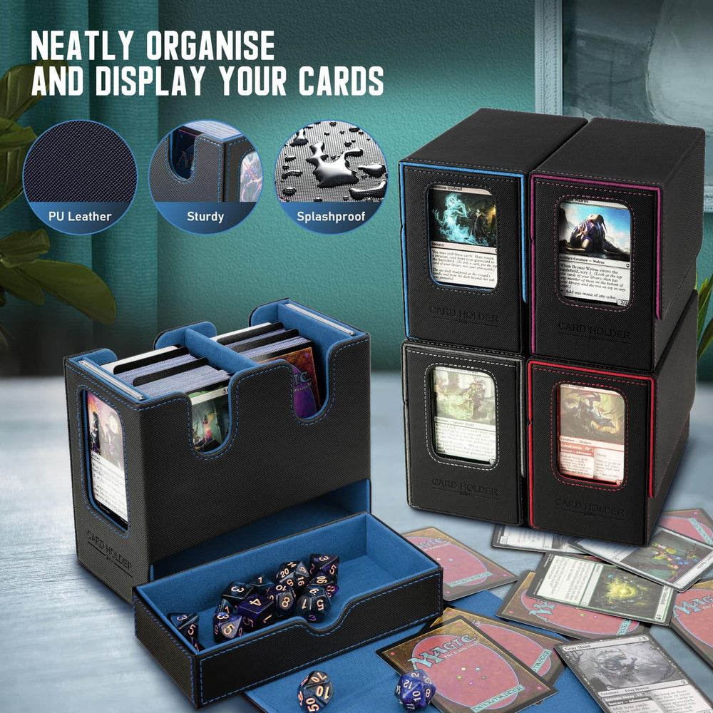 TiMOVO fits up to 400 unsleeved cards for quick access.