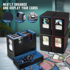 TiMOVO fits up to 400 unsleeved cards for quick access.