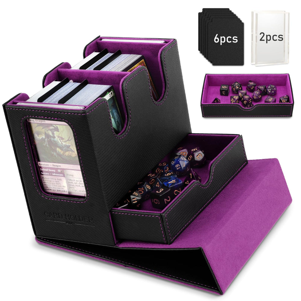 TiMOVO MTG deck box commander display window protects your commander and shows your deck