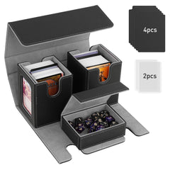 TiMOVO MTG deck box with display window showcases your commander