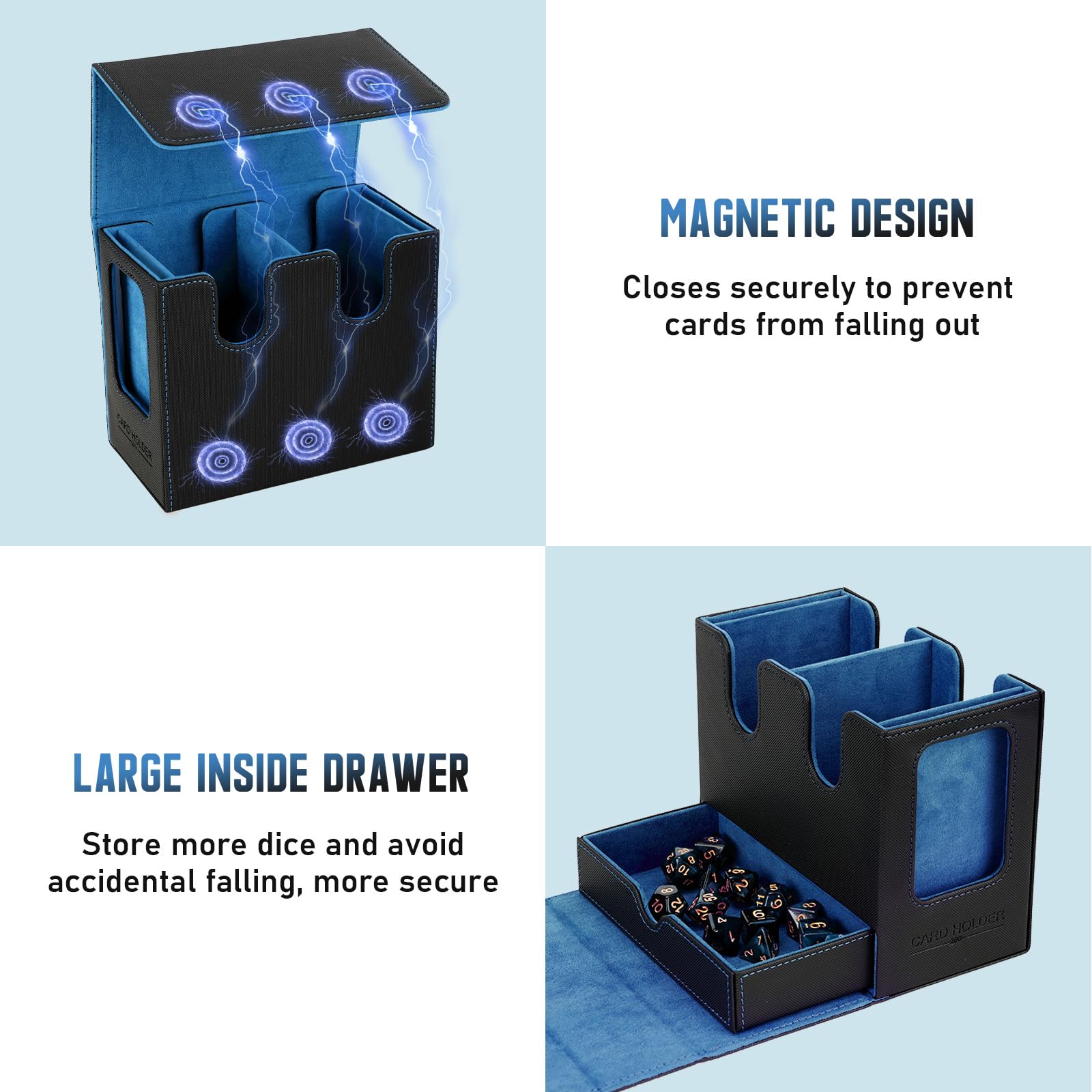 TiMOVO PU leather exterior with microfiber lining protects cards from scratches.