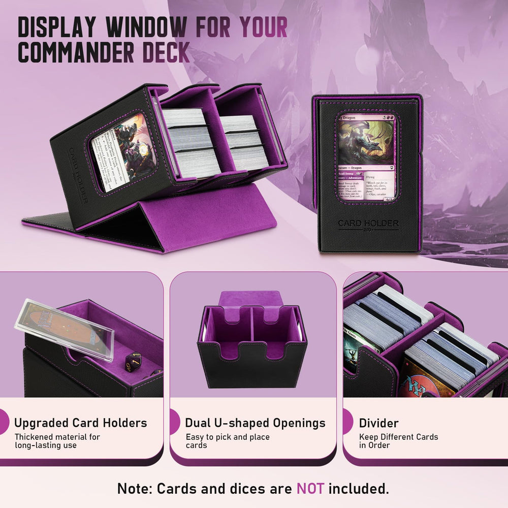 TiMOVO MTG deck box six dividers help sort your collection