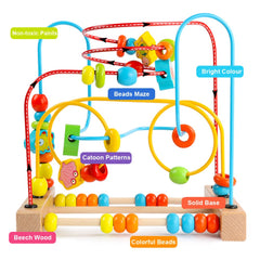 Timy marine animal beads scene promoting imaginative, sensory exploration during play.