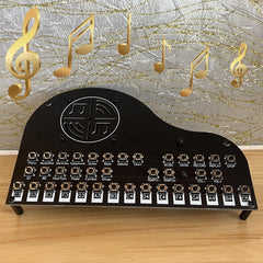 tingbowie Soldering Practice Kit board with 15-key panel for beginner electronics learning.