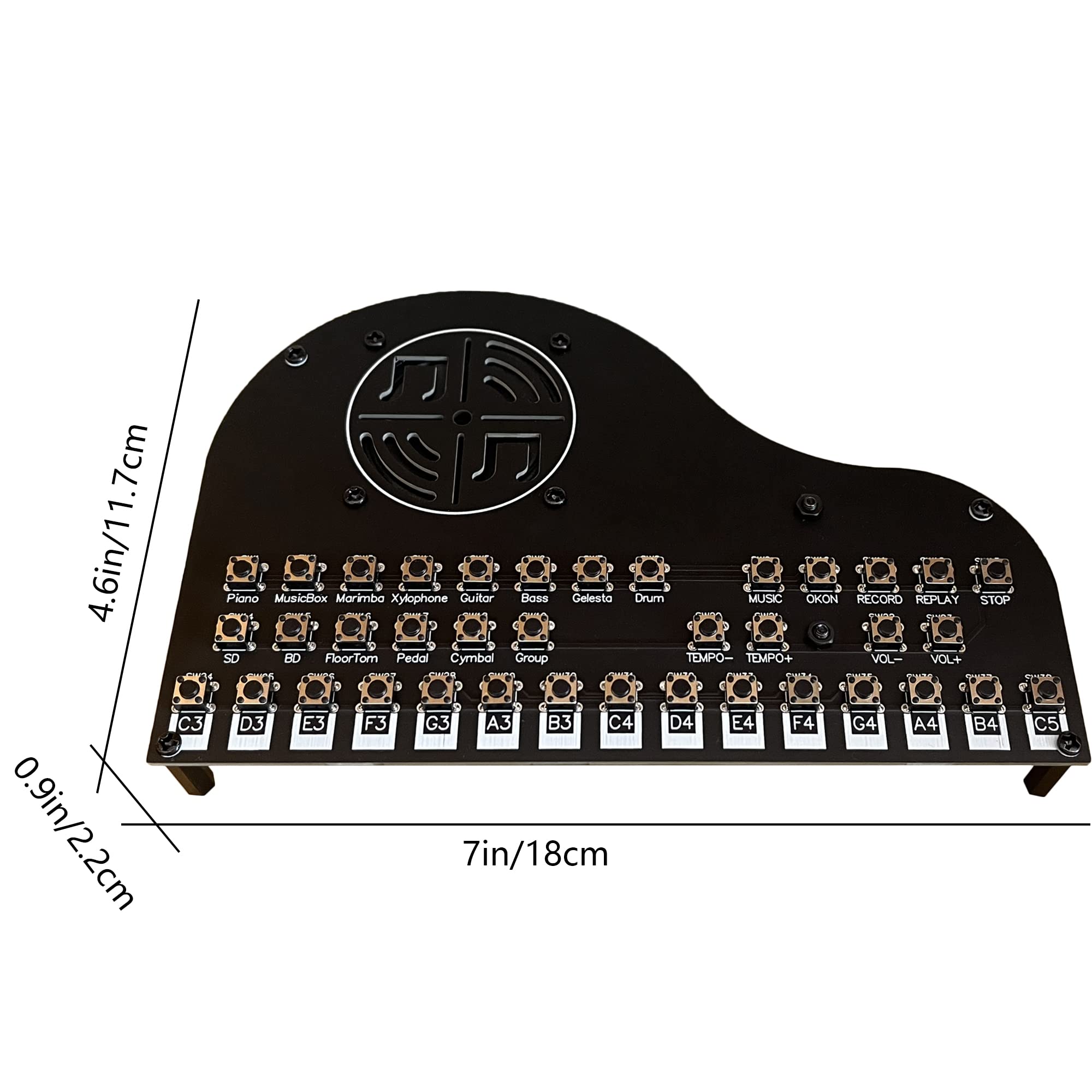 tingbowie Soldering Practice Kit featuring world pieces playback for practice tempo.