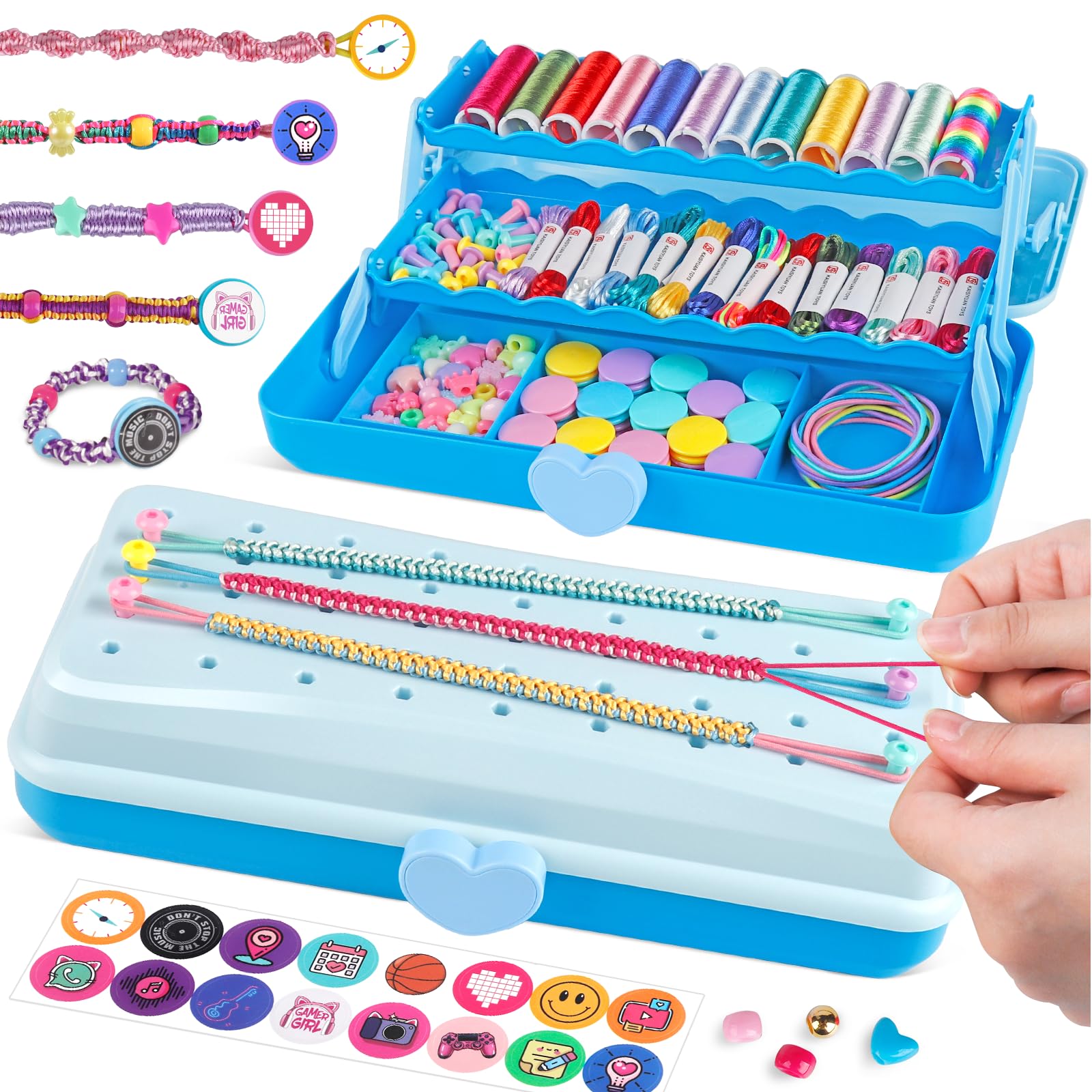 TingingYuli bracelet kit setup keeps crafting tidy and accessible