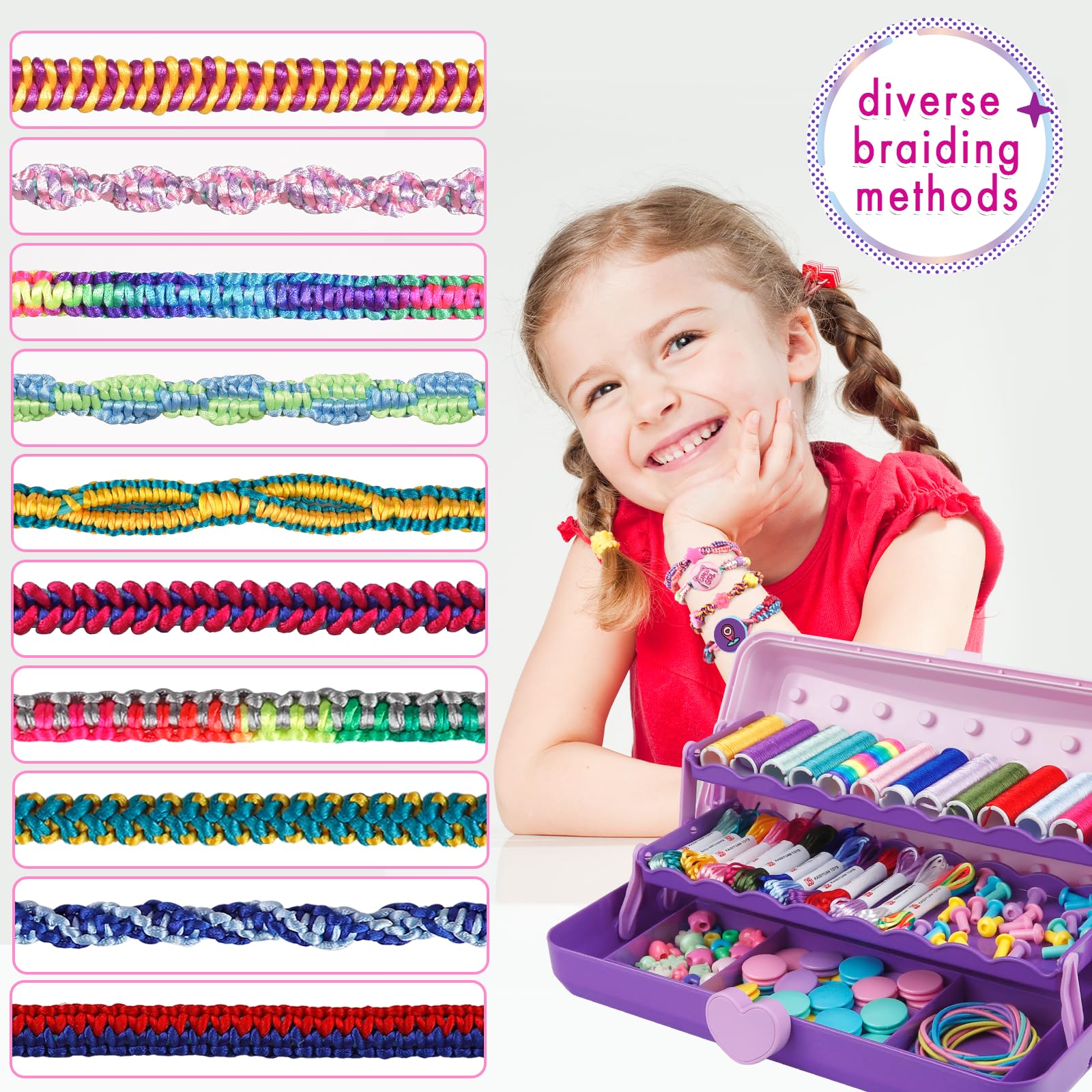 TingingYuli kit supports up to 20 bracelet designs for creative play on the go.
