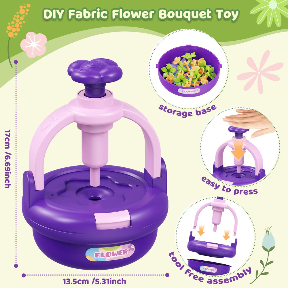 TingingYuli flower bed and receptacles: modular parts support flexible bouquet design.