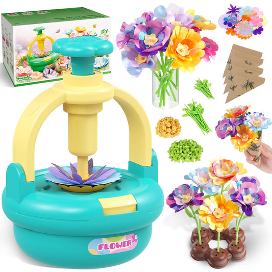 TingingYuli kit layout shows all-in-one flower market components for creative play.