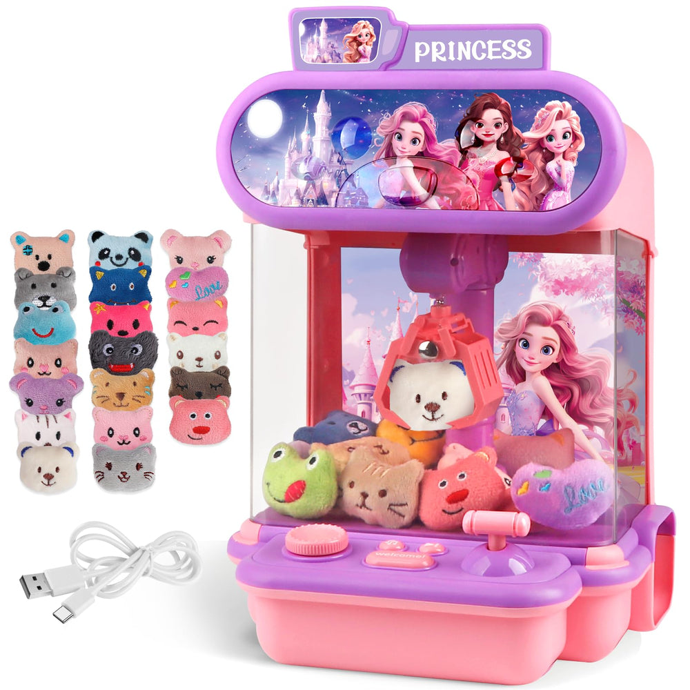 tingingyuli Princess Claw Machine front view offers arcade-style fun for kids