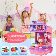 tingingyuli Princess Claw Machine lights and sounds create an authentic arcade atmosphere