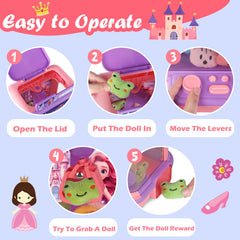 tingingyuli Princess Claw Machine offers battery or Type-C power options for flexible play