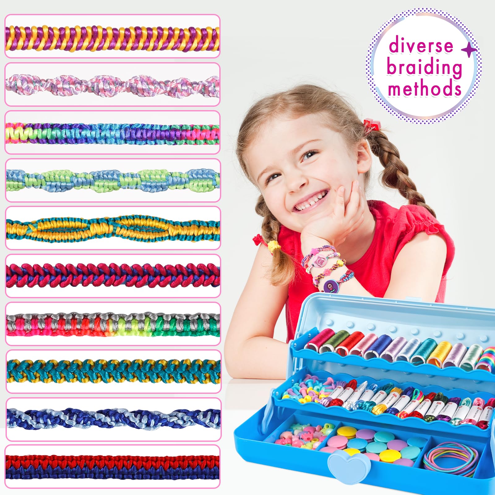 TingingYuli thread bundles offer vibrant colors for bracelets