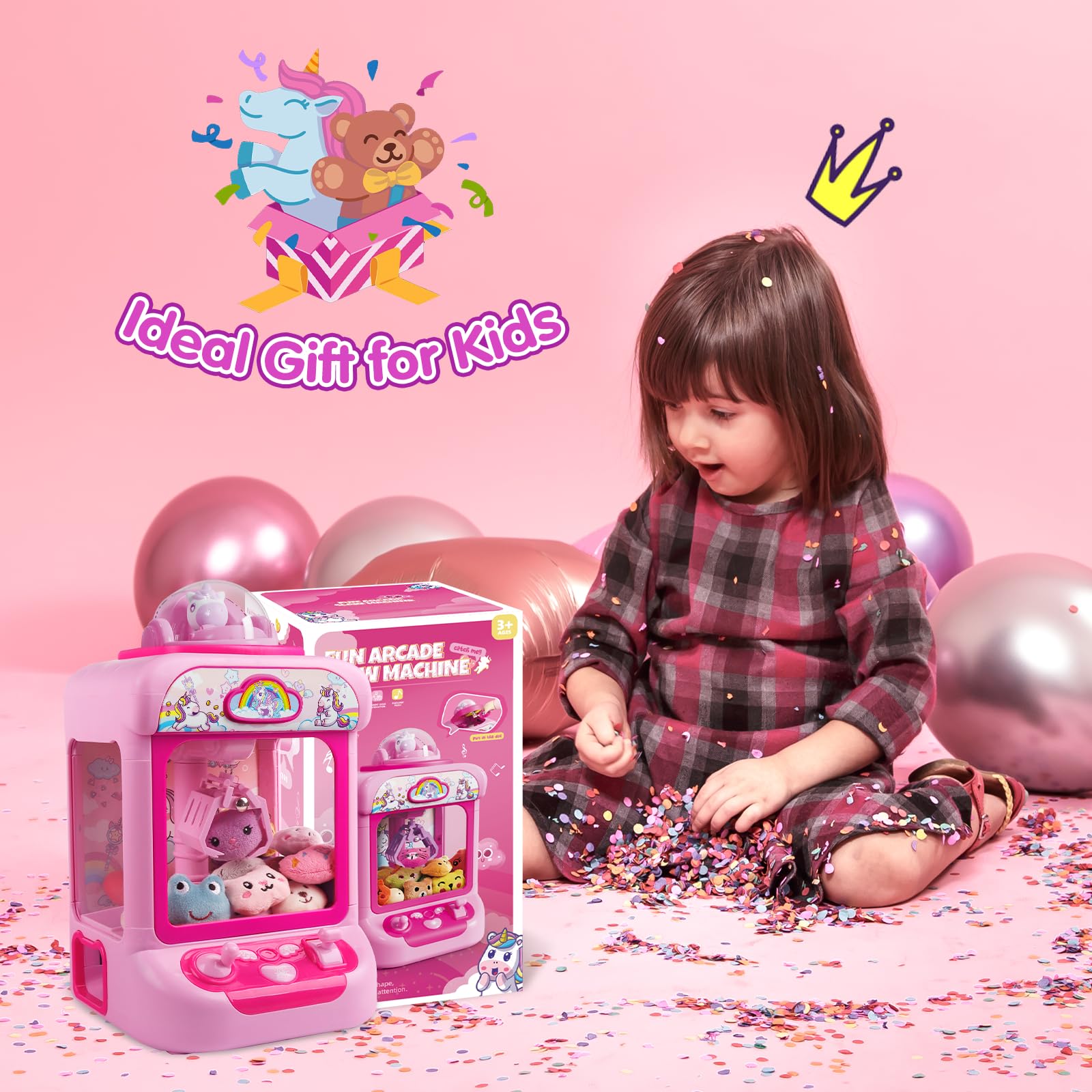 TingingYuli Unicorn Claw Machine gift idea—great for birthdays and holidays.