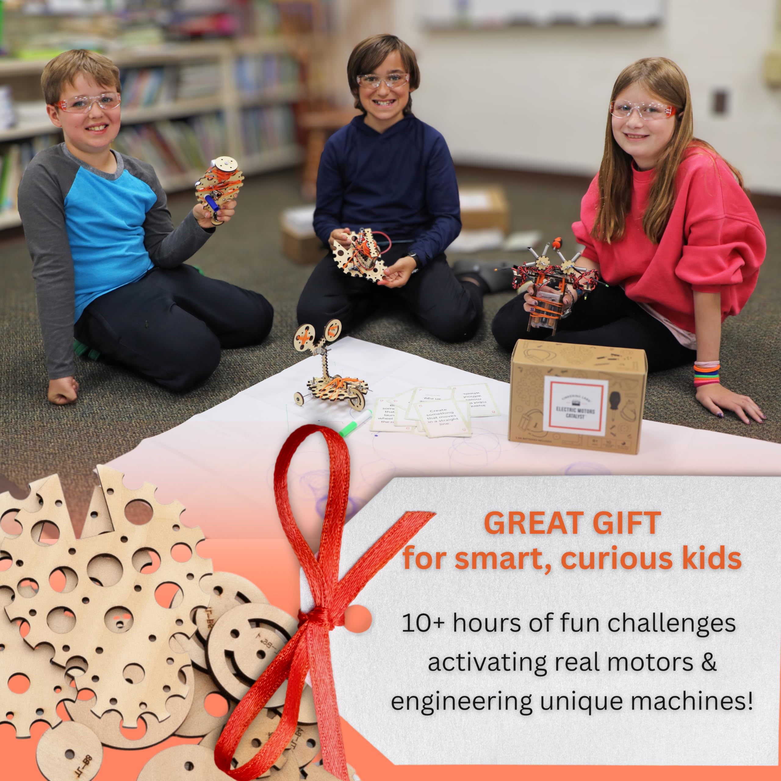 Tinkering Labs Robotics Kit gift idea for curious kids ages 8 to 12.