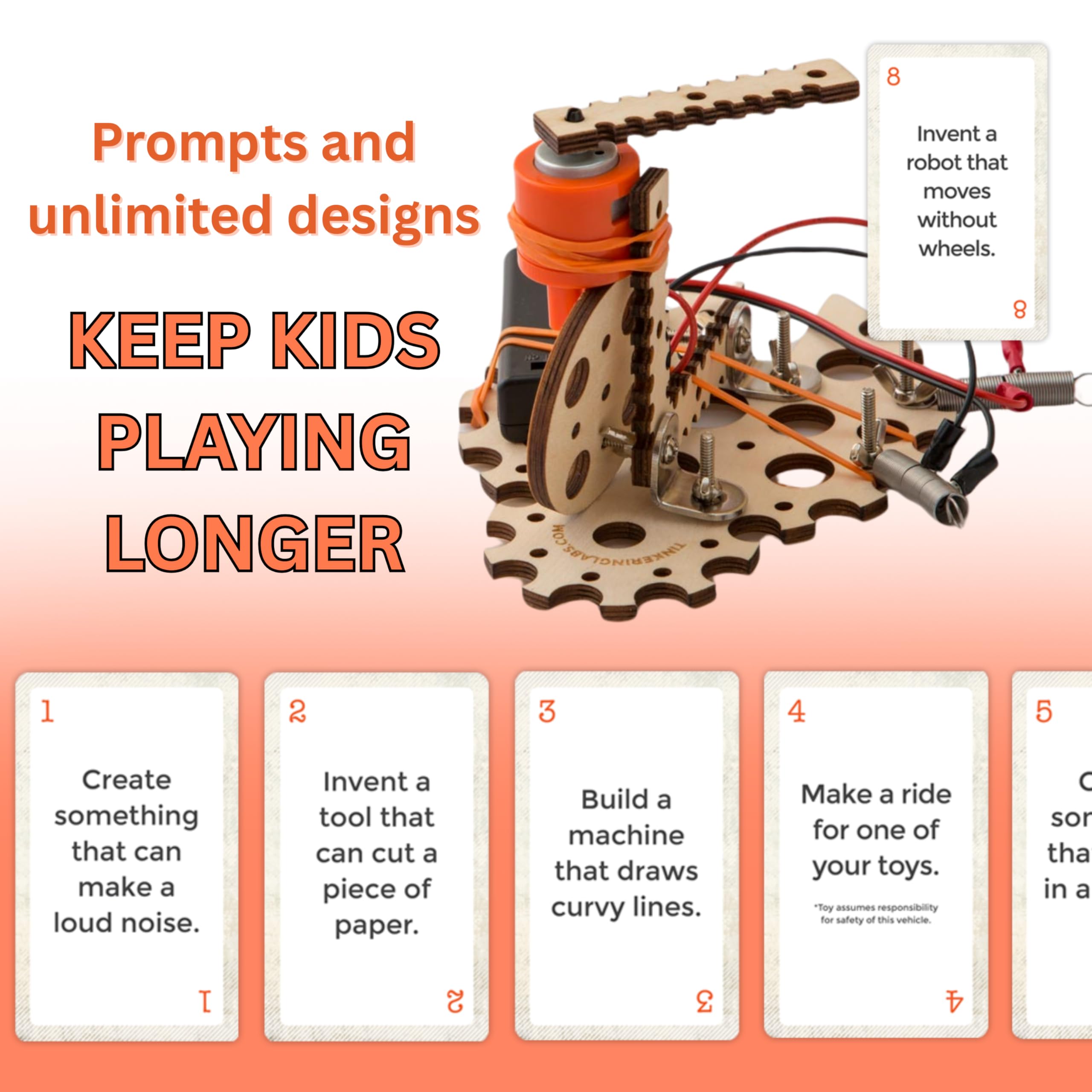 Tinkering Labs Robotics Kit motor assembly shows real hardware for practical experimentation.