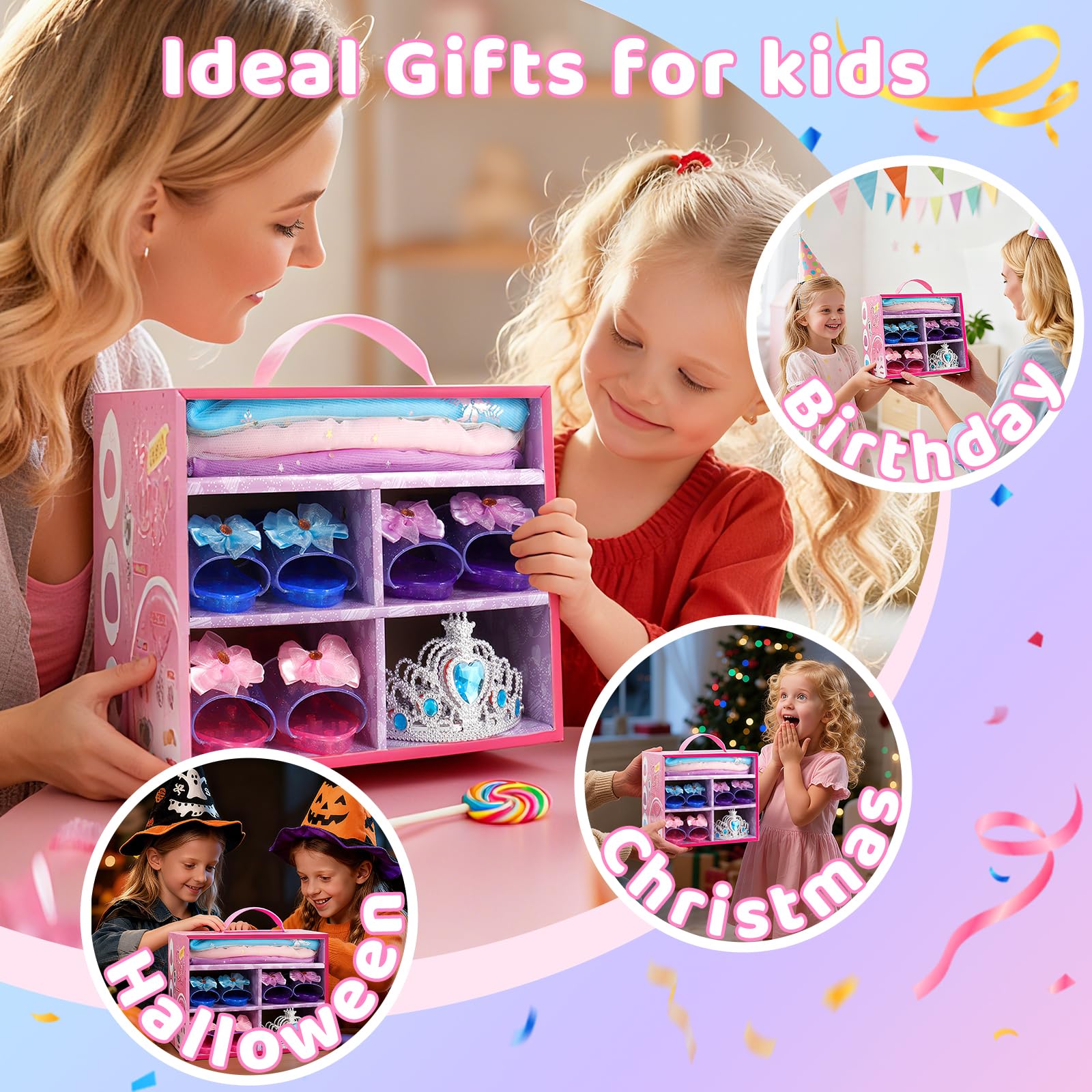 Tinkkorz Storage box keeps dress-up pieces organized.