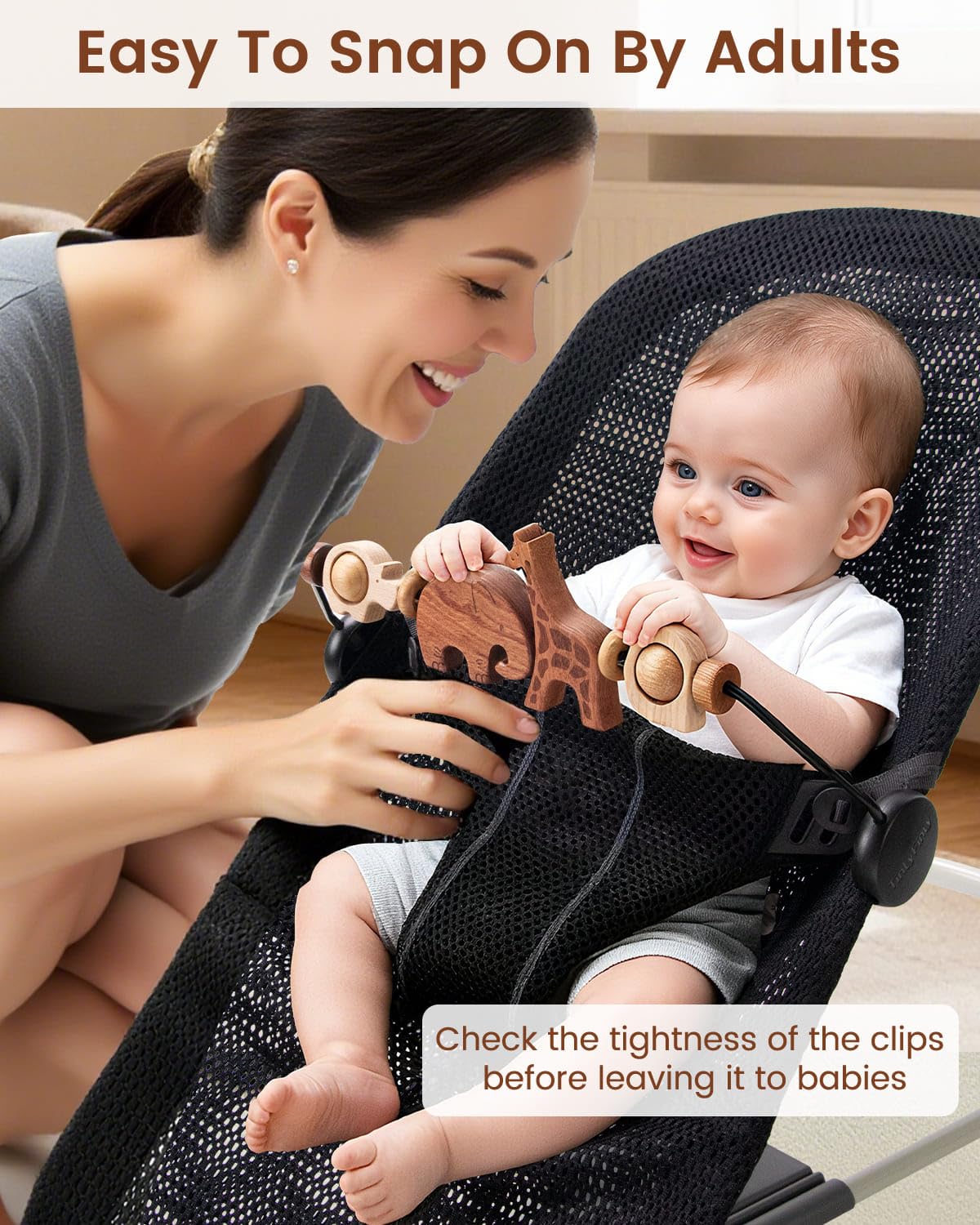 TinlyFinly compatible with Baby Bjorn and others for versatile use