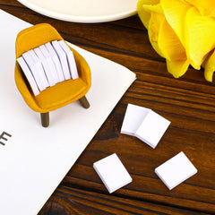 Tinoaly white miniature book pack adds charming detail to shelves.
