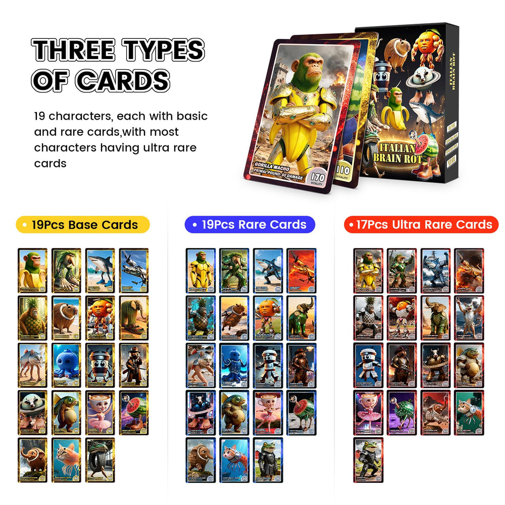 Tintinwiwigo rare blue-back cards help classify finds and enable exchanges.