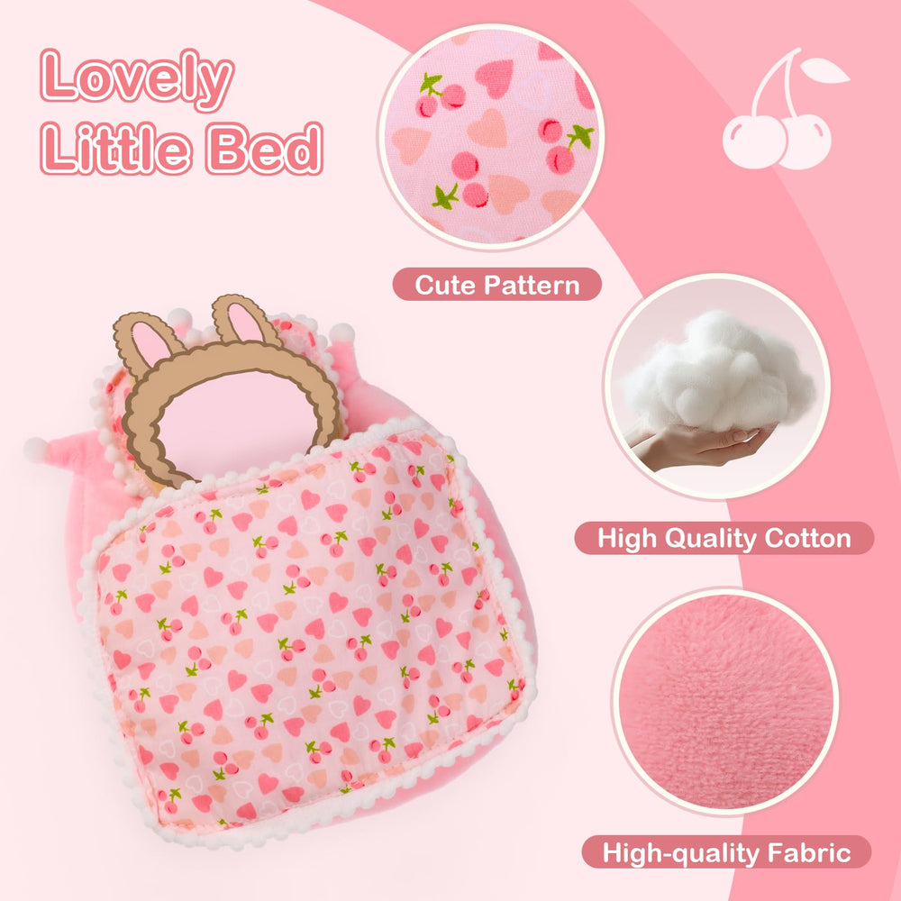 Tintinwiwigo La Booooo Booooo bedding set with pillow and quilt for cozy sleep.
