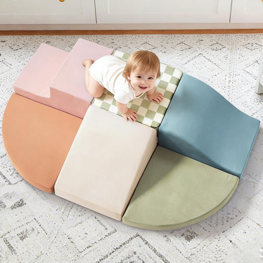 Tiny Land climbing blocks cubes for toddlers enhance motor skill practice