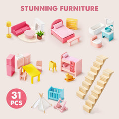 Tiny Land bathroom furnishings inspire daily care pretend rituals