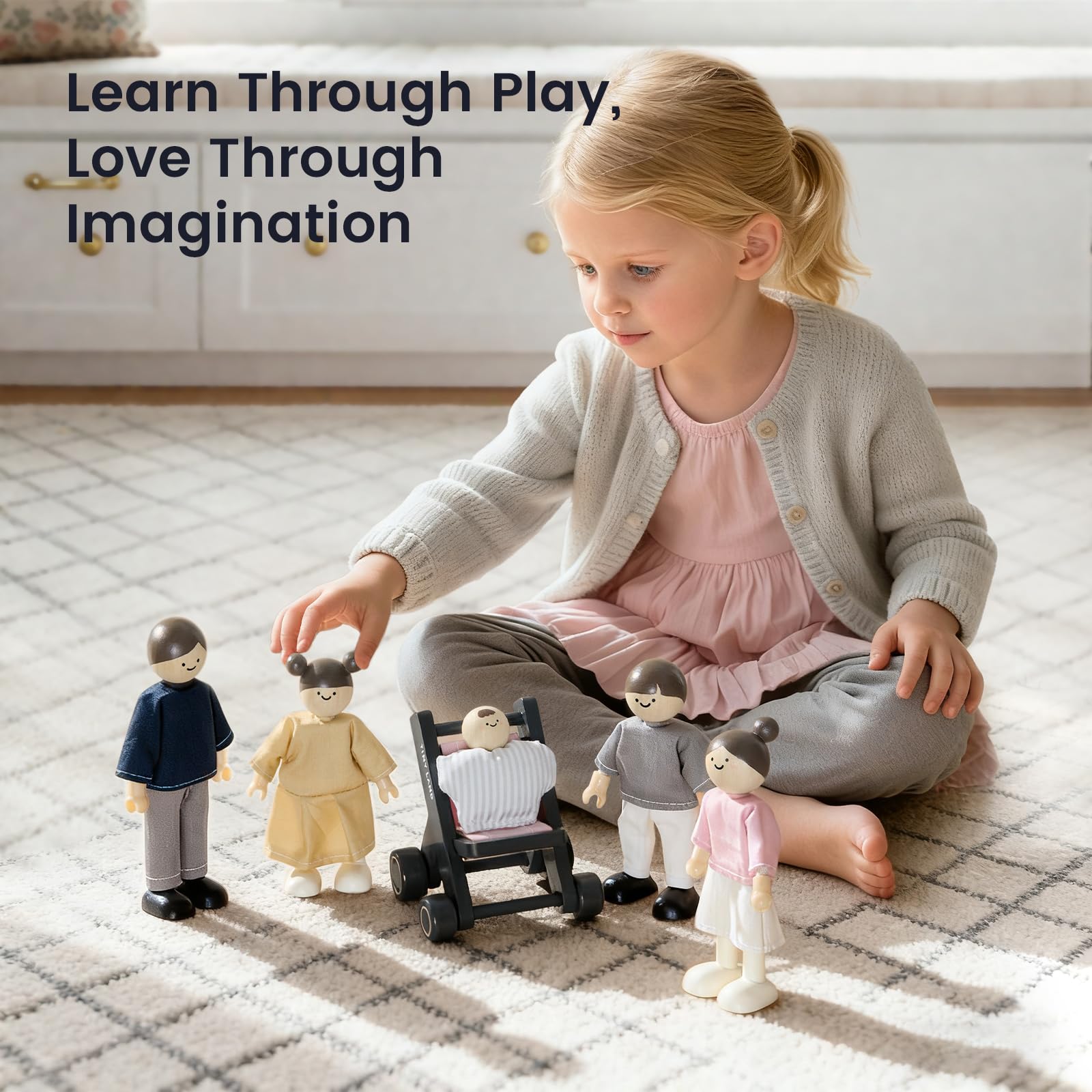 Tiny Land dollhouse compatibility scene shows seamless fit with sets.