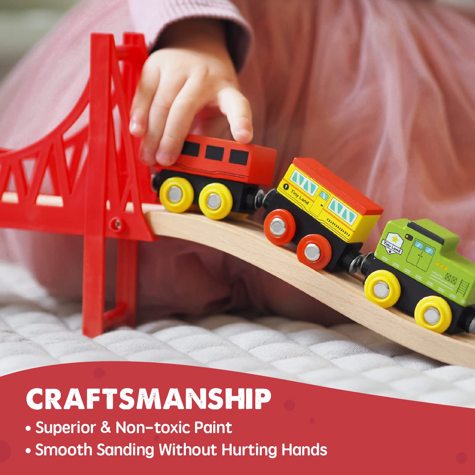 Tiny Land educational toy pieces promote imaginative storytelling