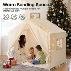 Tiny Land Kids Tent star lights enhance cozy downtime and storytelling
