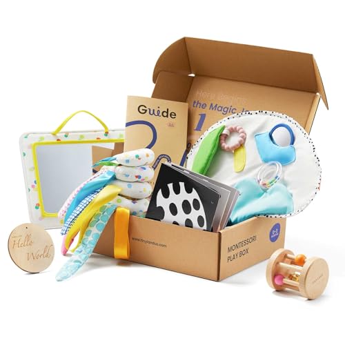 Tiny Land Montessori newborn mirror invites self-exploration and parent bonding.