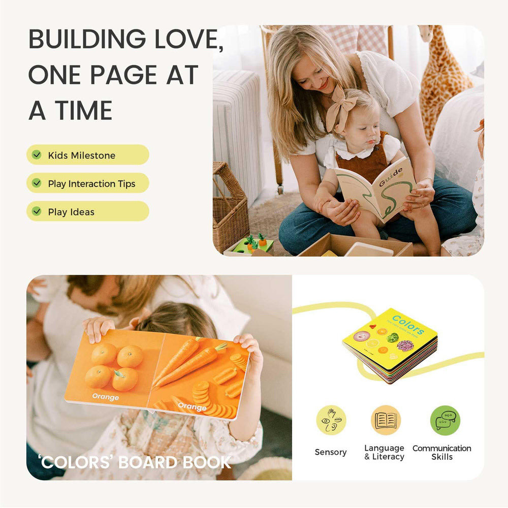 Tiny Land Montessori Toy Set size matching puzzle for comparison skills.