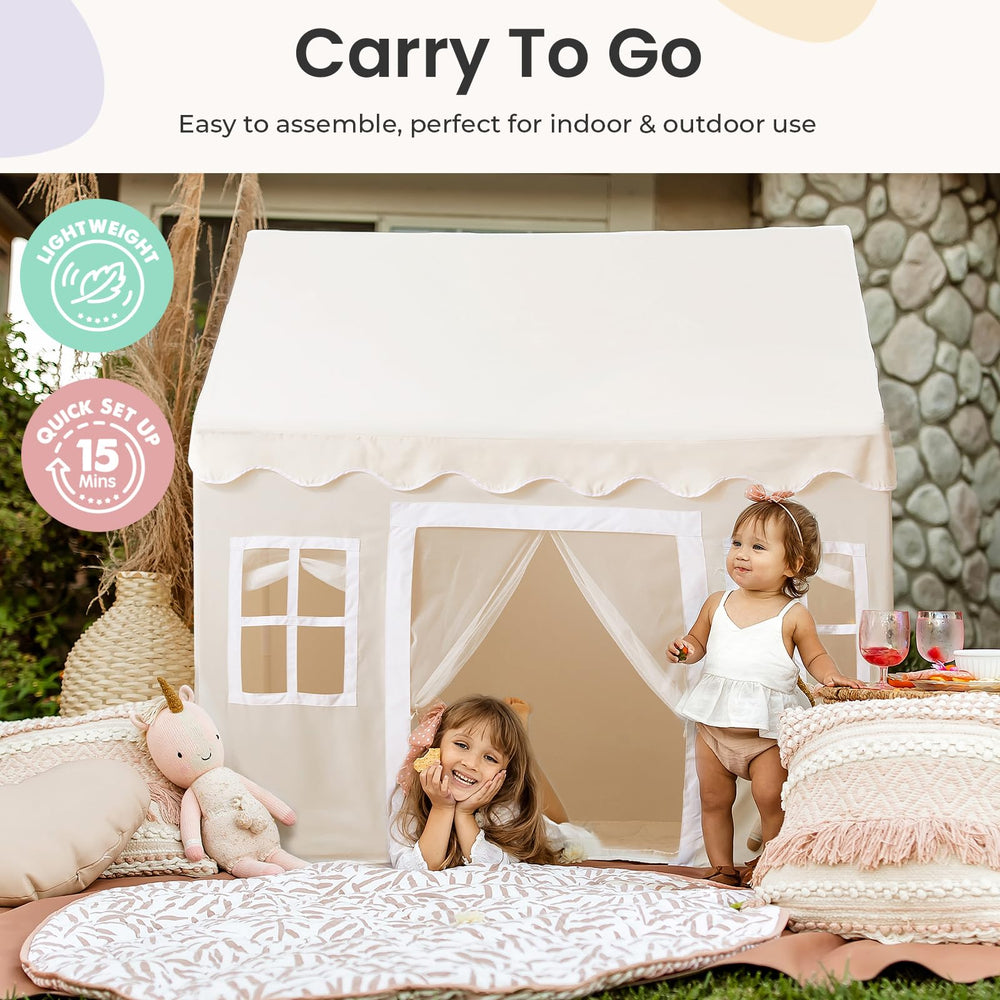 Tiny Land LED lights provide gentle bedtime ambiance.