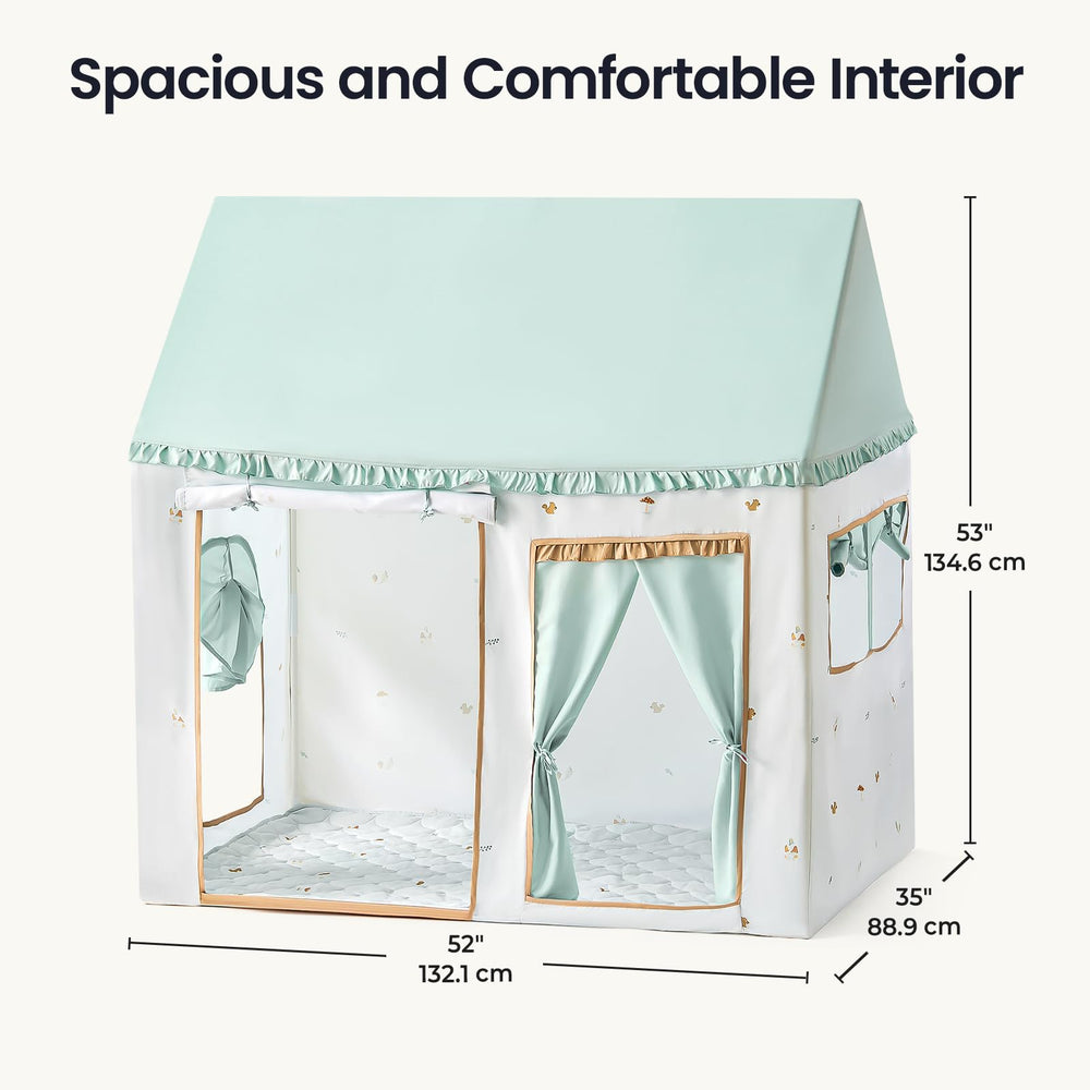 Tiny Land Playroom tent offers ample space for two kids and a supervising adult