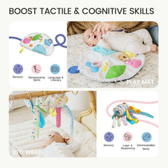 Tiny Land rolling bell engages baby through sound and motion.