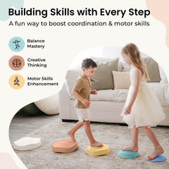Tiny Land stepping stones—great for indoor and outdoor use in versatile play areas.