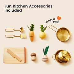 Tiny Land two frying pans adding authentic cookware vibes