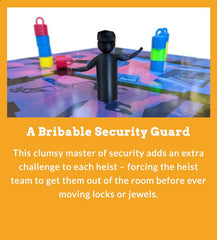 Tiny Laser Heist cooperative setup encourages quick, shared decisions