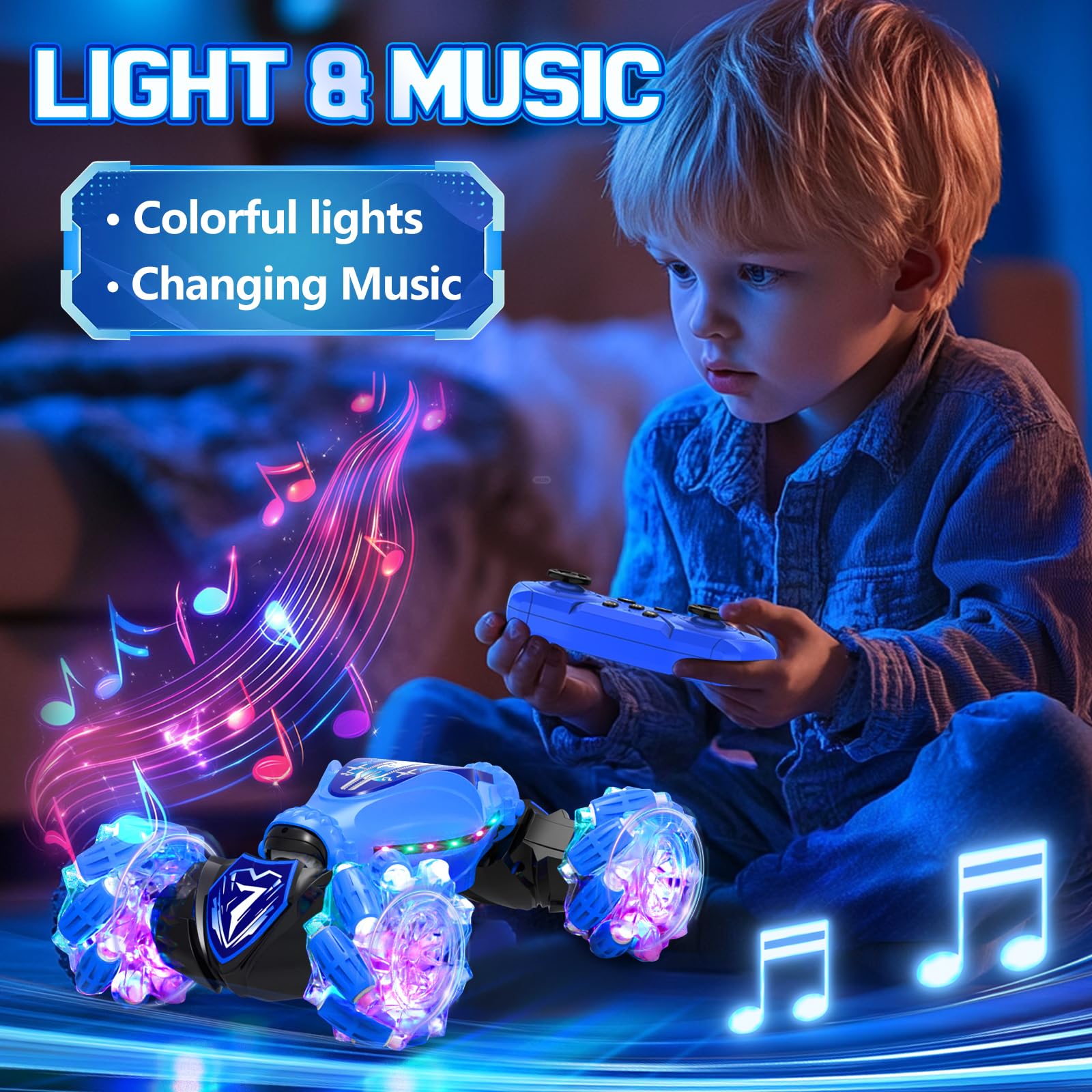 TinyFunz abs-plastic durable chassis withstand rough play